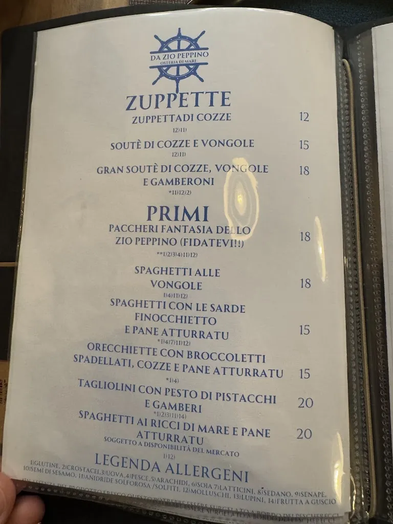 Menu_Da zio Peppino osteria di mare_Cerro Maggiore_image_4