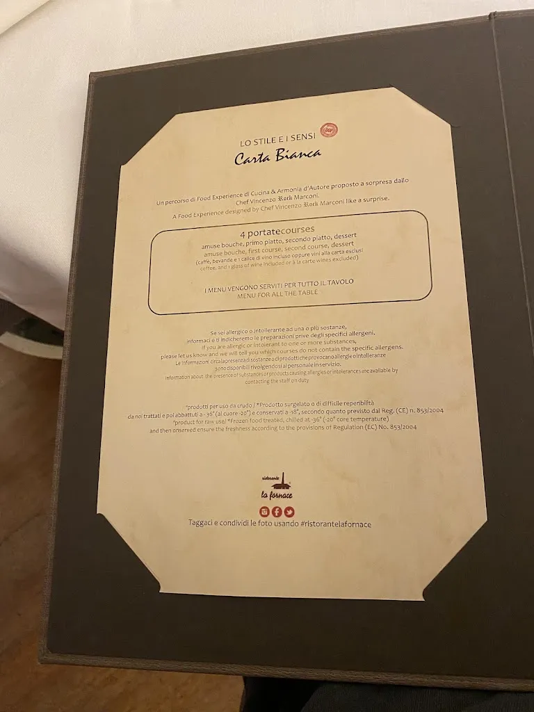 Menu_Ristorante La Fornace_Cerro Maggiore_image_1