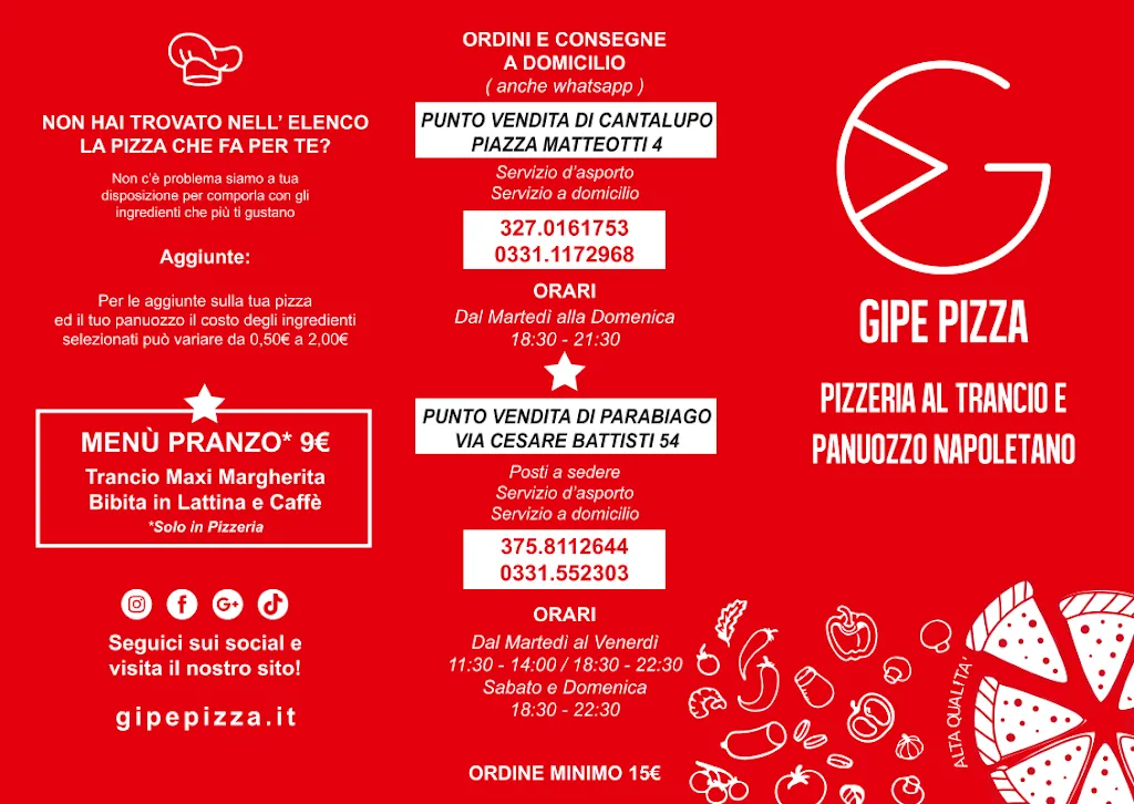 Menu_Gipe Cantalupo - Pizzeria al Trancio_Cerro Maggiore_image_2