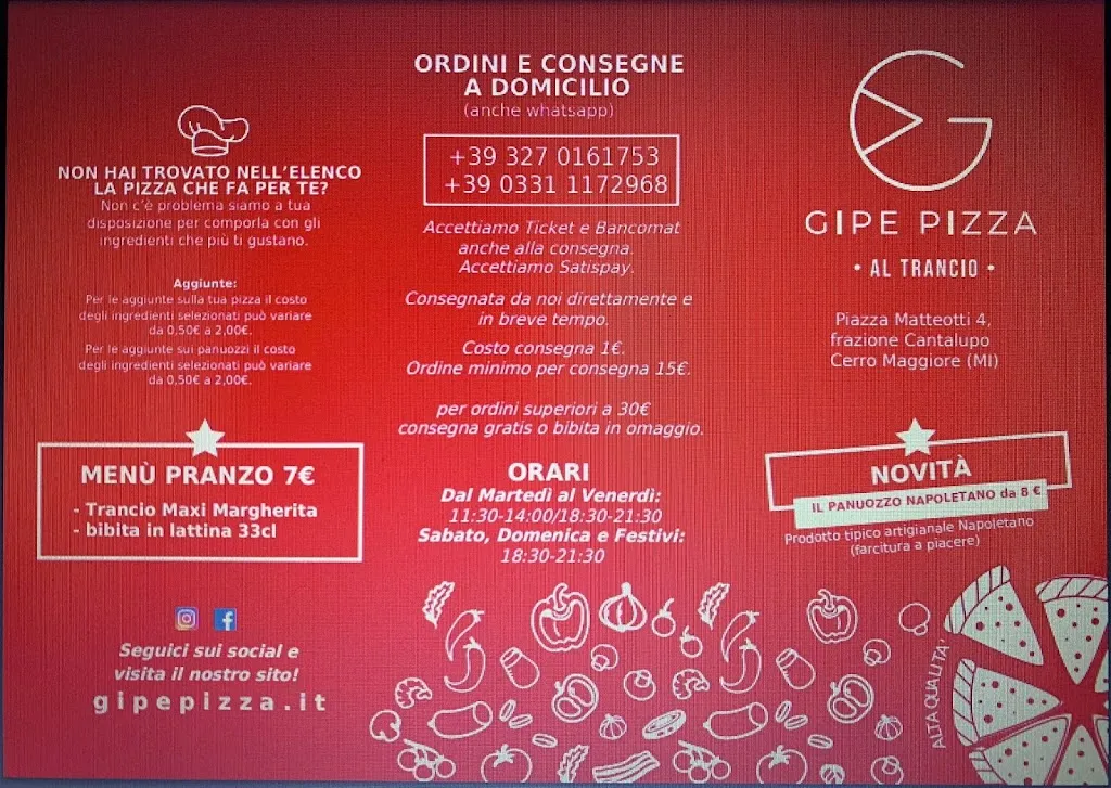 Menu_Gipe Cantalupo - Pizzeria al Trancio_Cerro Maggiore_image_3