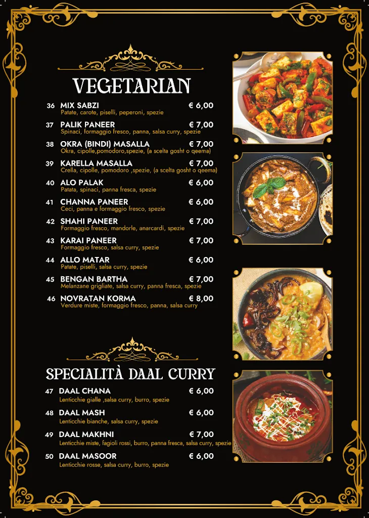 Menu_AL Taj Ristorante_Chiari_immagine_1