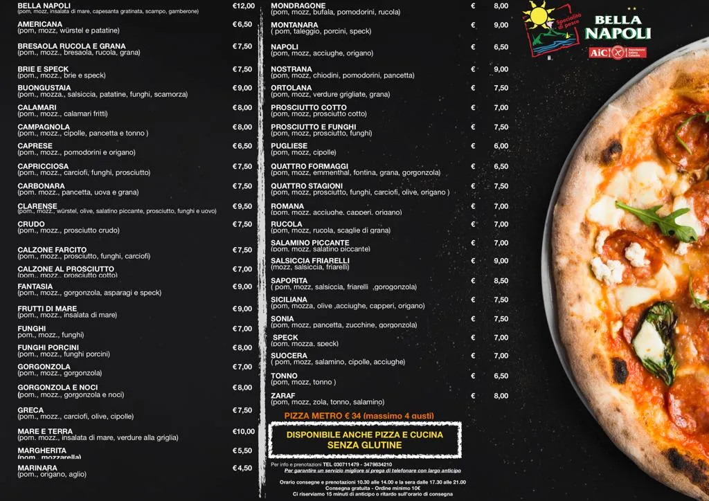 Menu_Ristorante Pizzeria Bella Napoli E Albergo_Chiari_image_3
