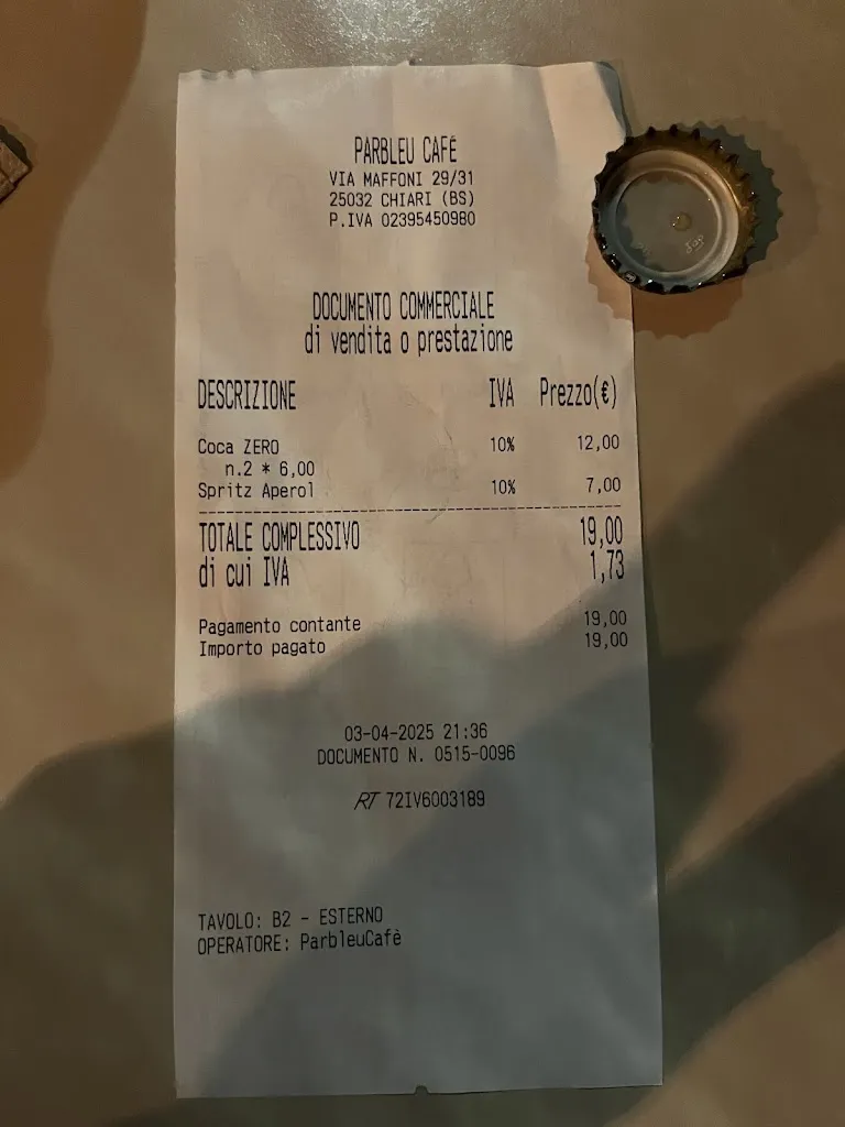 Fede_Parbleu Café_Chiari_review