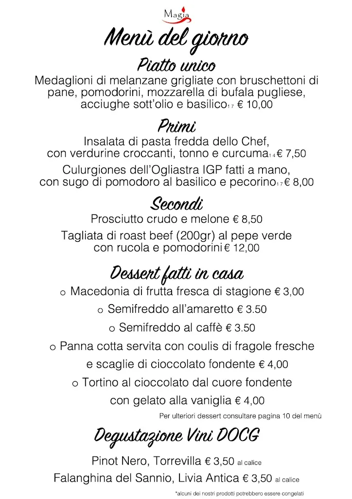 Menu_Magia Bar S.a.s._Cesano Boscone_image_1