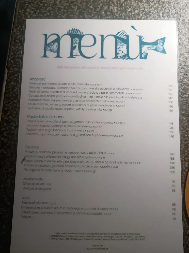 Menu_Chalet Beach_Chiaravalle_image_4