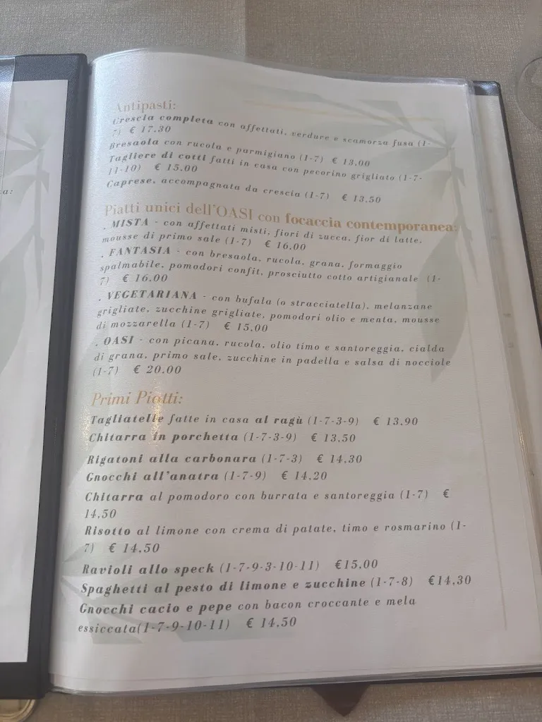 Menu_Oasi Cannetacci Ristorante B&B_Chiaravalle_image_1