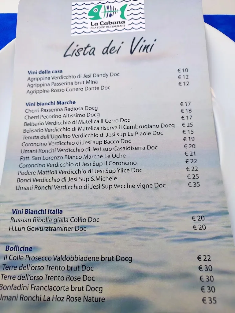 Menu_Ristorante La Cabana, da Manuele - Nuova gestione_Chiaravalle_image_1