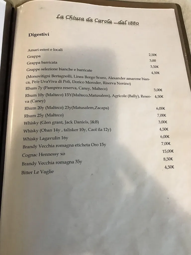 Menu_Ristorante La Chiusa da Carola_Chiaravalle_image_1