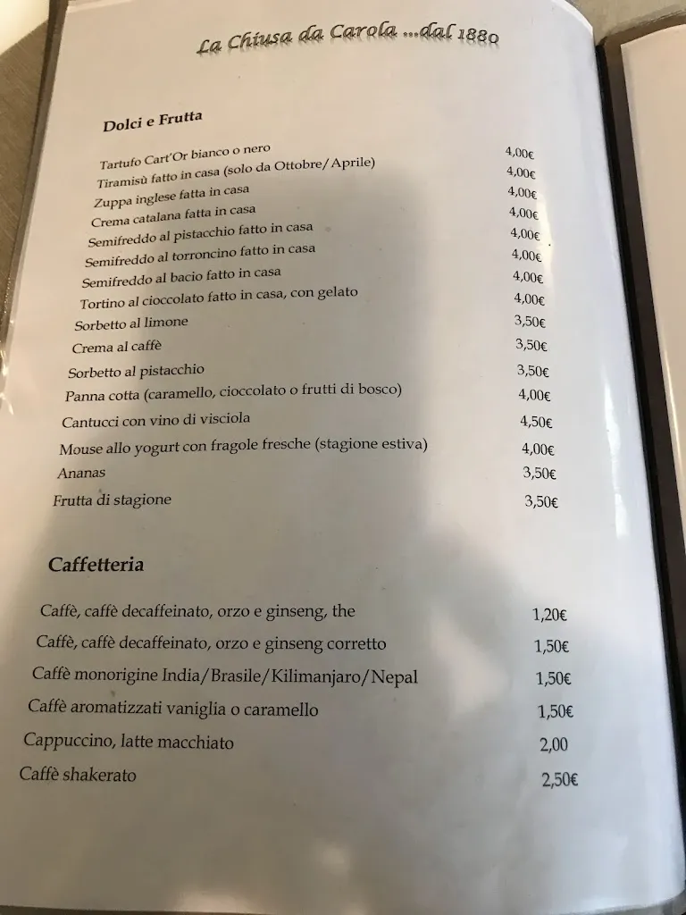 Menu_Ristorante La Chiusa da Carola_Chiaravalle_image_2