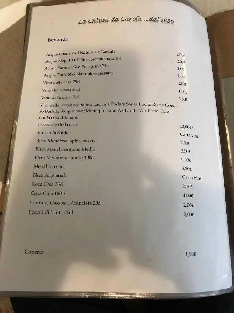 Menu_Ristorante La Chiusa da Carola_Chiaravalle_image_4