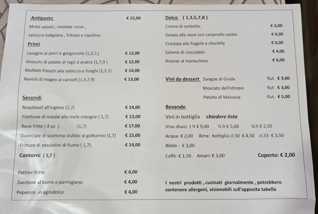 Menu_Trattoria Bosco_Chignolo Po_image_1