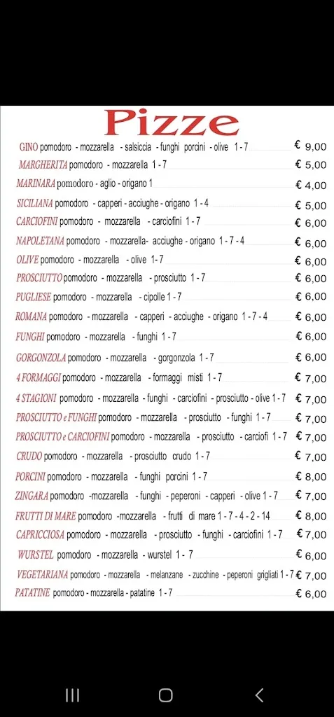 Menu_Pizzeria Ristorante Da Gino_Chignolo Po_image_1