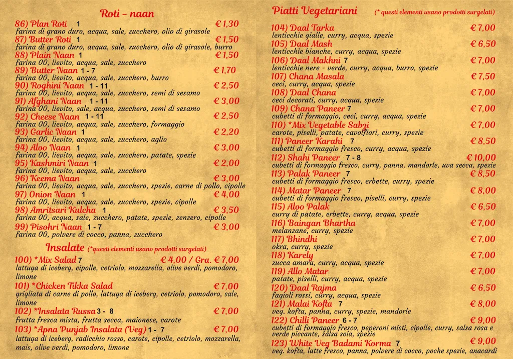 Menu_APNA PUNJAB restaurant bar e pizzeria_Chiuduno_image_1