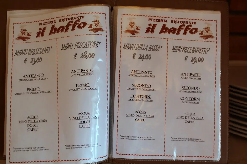 Menu_Ristorante Pizzeria 