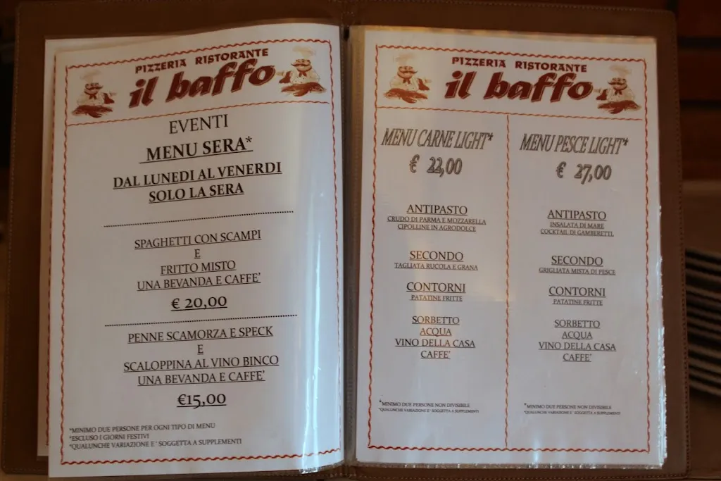 Menu_Ristorante Pizzeria 