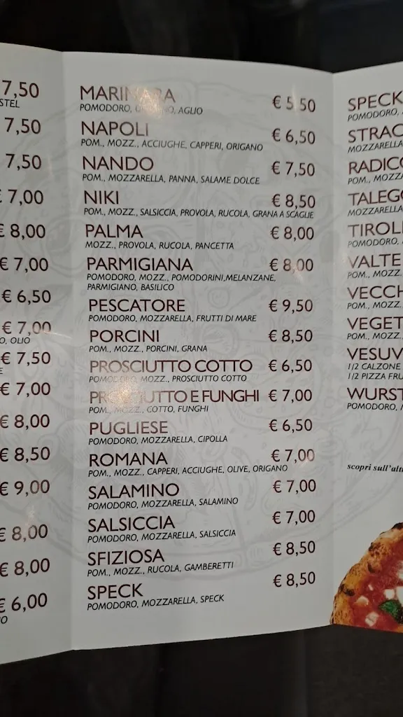 Menu_Pizzeria Bar Ristorante Vecchio Camino_Ciserano_image_3