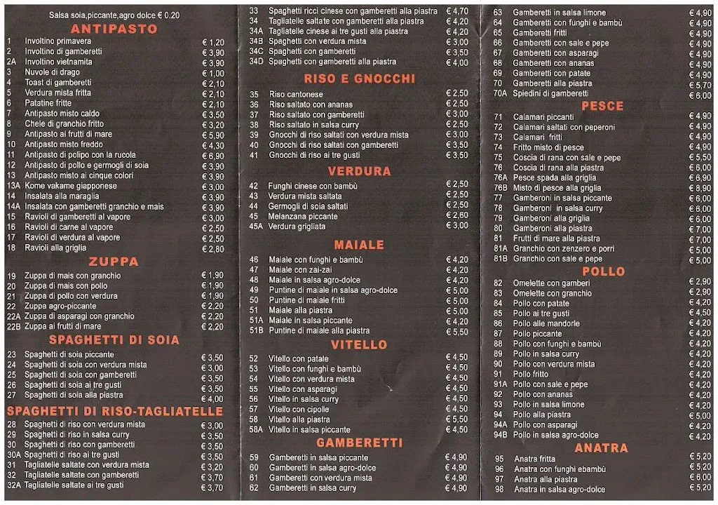 Menu_La Grande Muraglia_Cislago_image_2