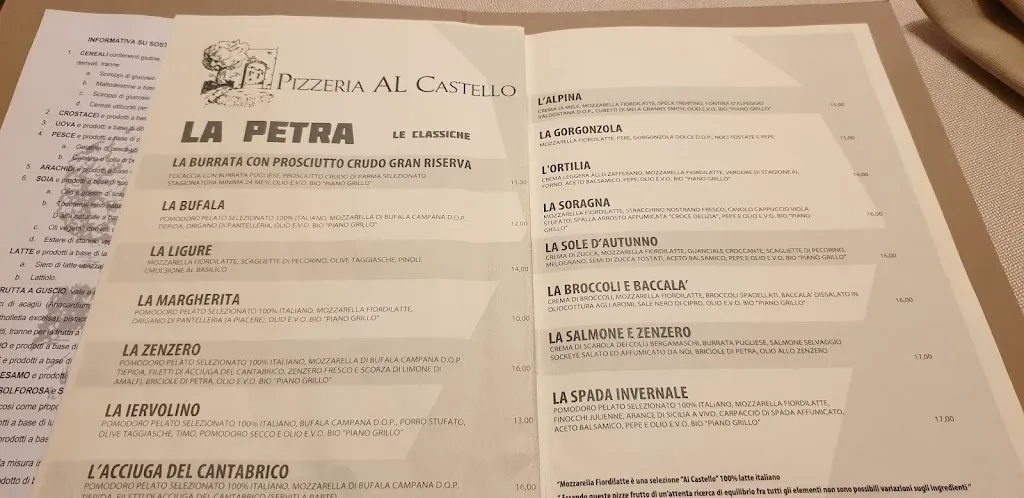 Menu_Pizzeria Ristorante Al Castello_Cividate al Piano_immagine_4