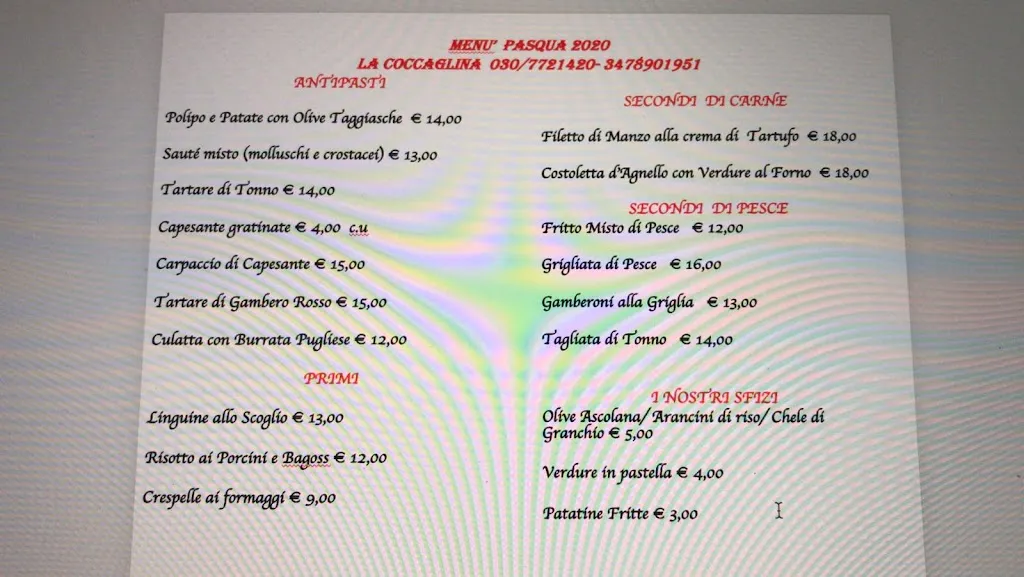 Menu_La Coccaglina_Coccaglio_image_1