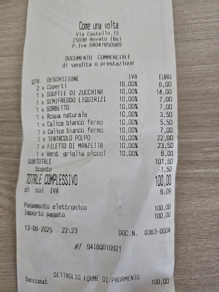 Michele Zangrandi_Ristorante Come una Volta_Coccaglio_recensione