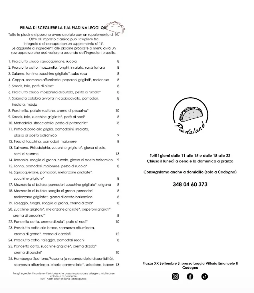 Menu_Piadaland Codogno_Codogno_image_3