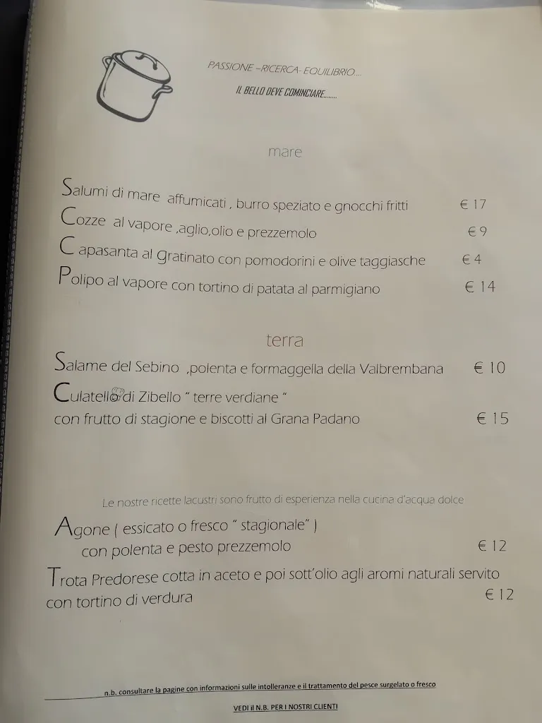 Menu_Ristorante I giardini al Lago pizzeria_Clusane_immagine_2