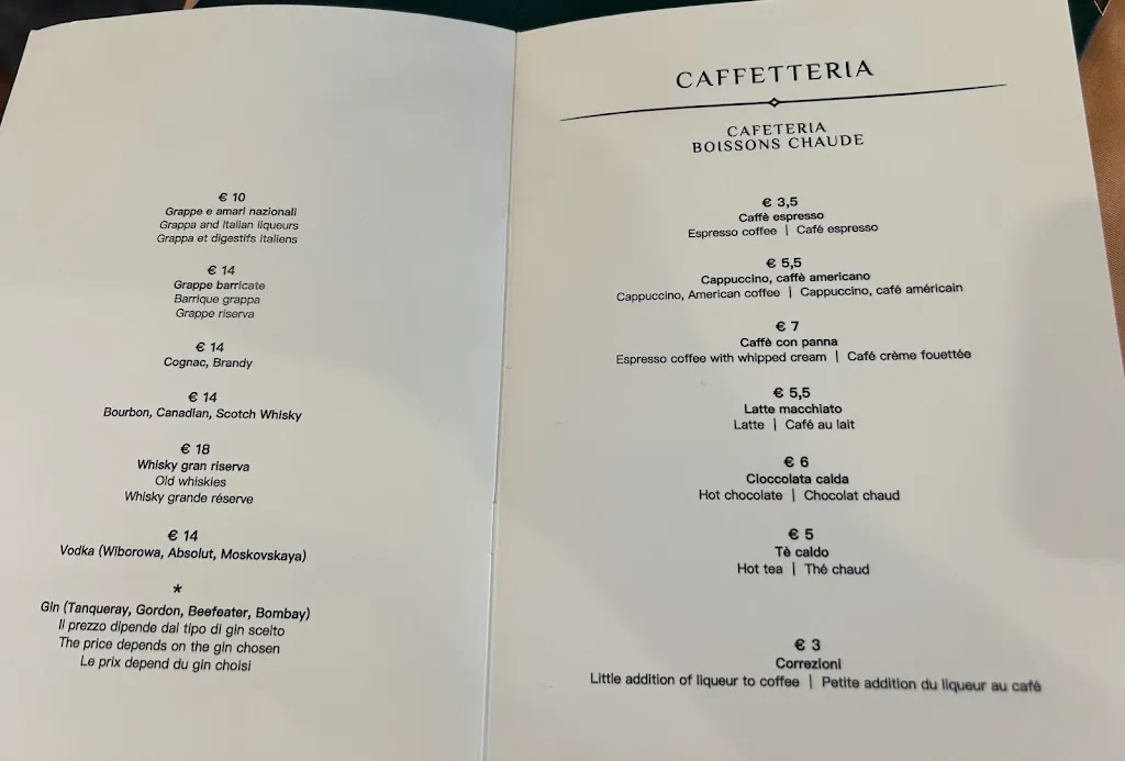 Menu_Ristorante Galleria_Città metropolitana di Milano_image_1