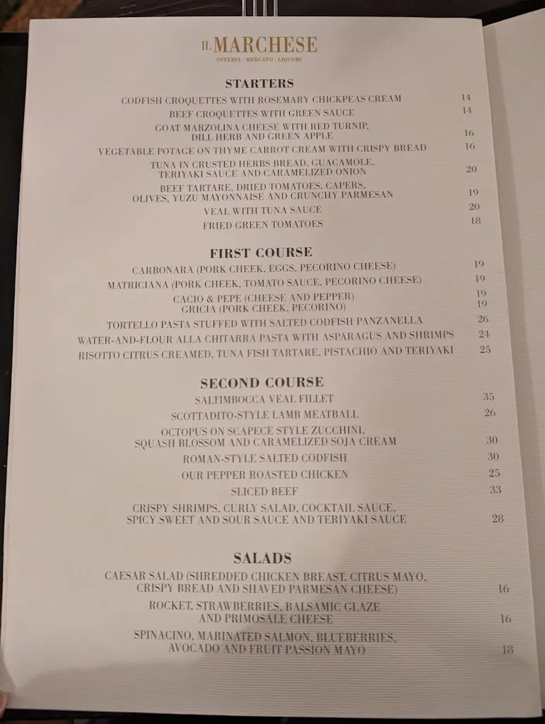 Menu_Il Marchese Milano_Città metropolitana di Milano_image_1