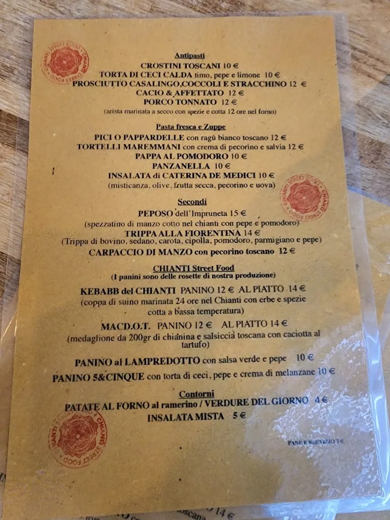 Menu_D.O.T. Chianti Street Food._Città metropolitana di Milano_image_3