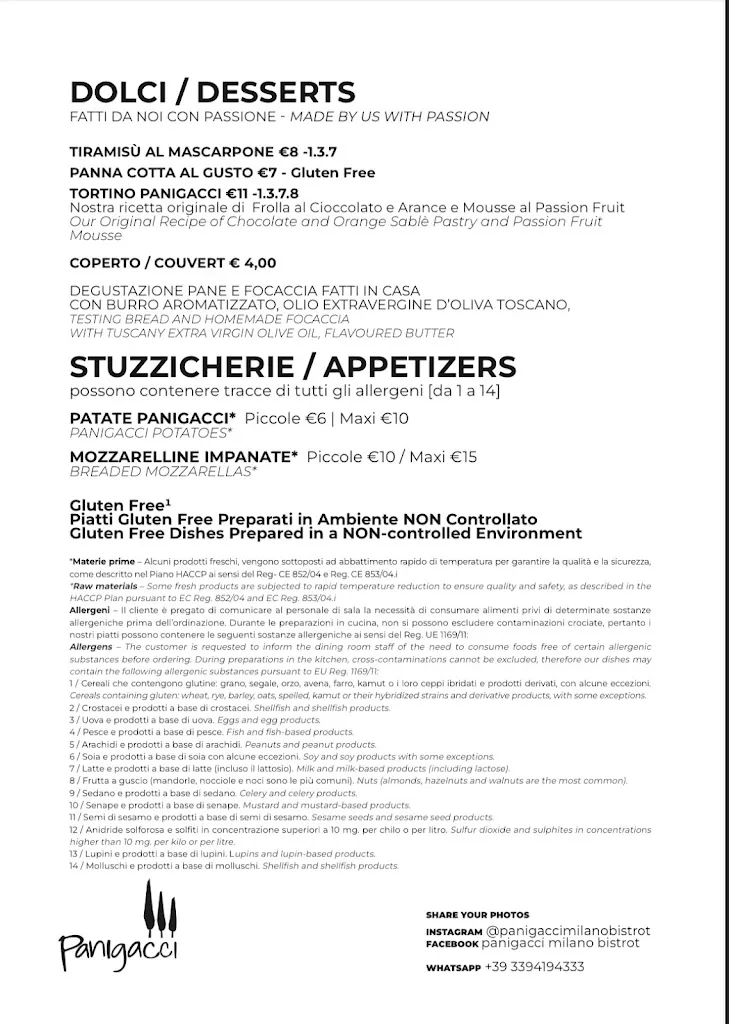 Menu_Panigacci Milano Bistrot_Città metropolitana di Milano_immagine_3