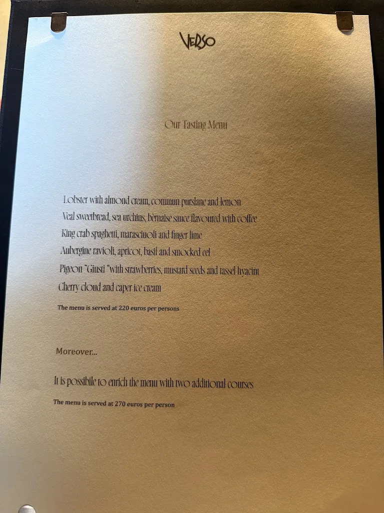 Menu_Verso Ristorante, Capitaneo_Città metropolitana di Milano_image_2