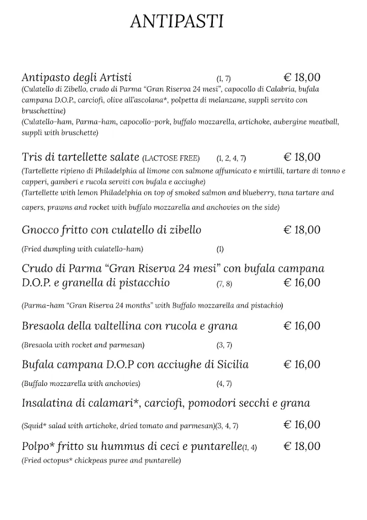 Menu_Caffè Degli Artisti_Città metropolitana di Milano_image_4