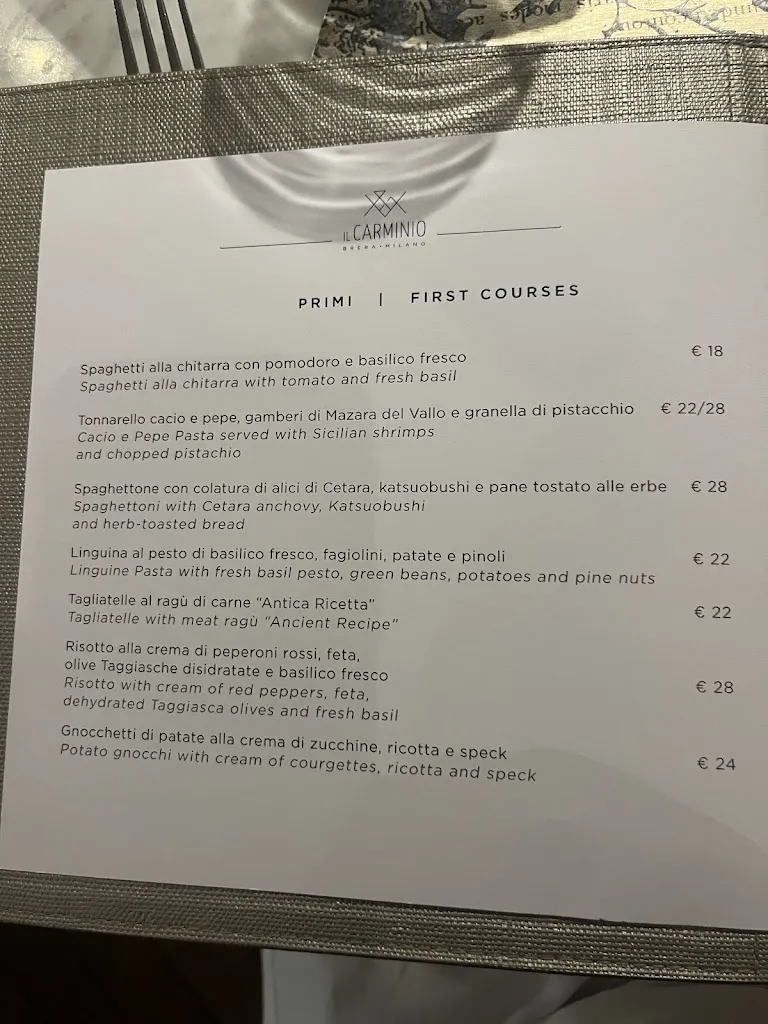 Menu_Il Carminio_Città metropolitana di Milano_image_1