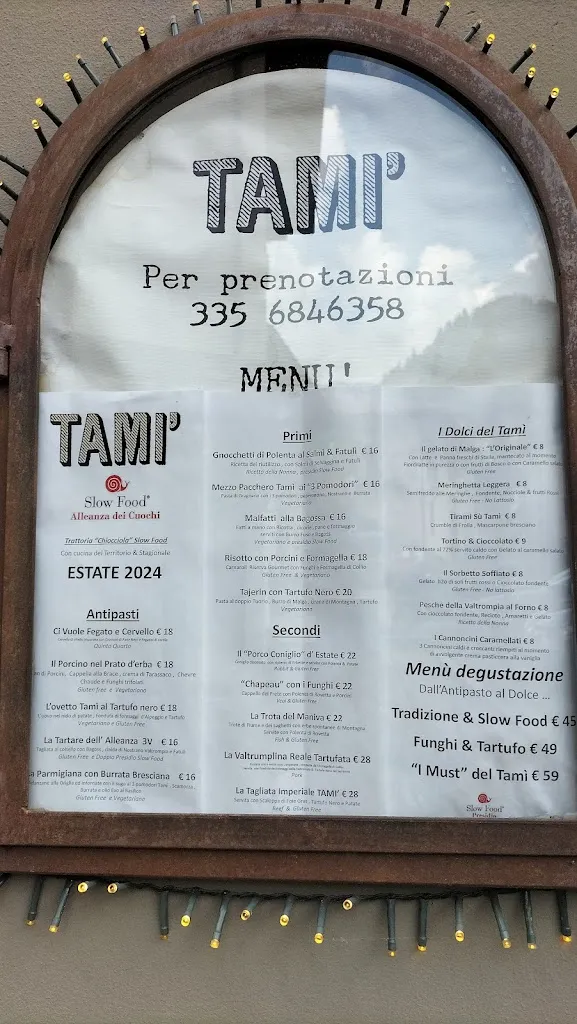 Menü_Tami' Ristorante Trattoria Di Lazzari Mauro S.A.S._Collio_Bild_2