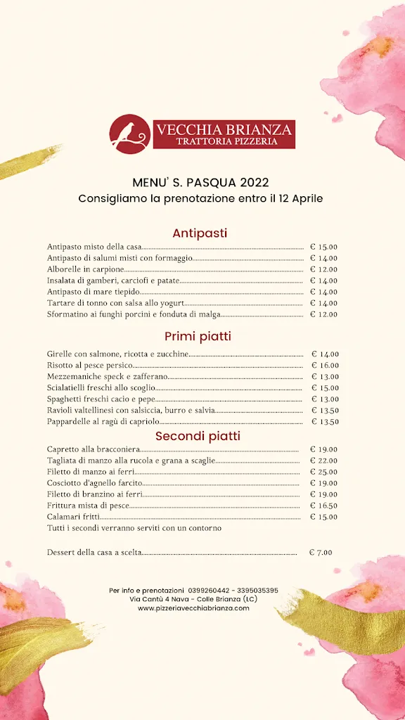 Menu_Pizzeria Ristorante Vecchia Brianza_Colle Brianza_image_1