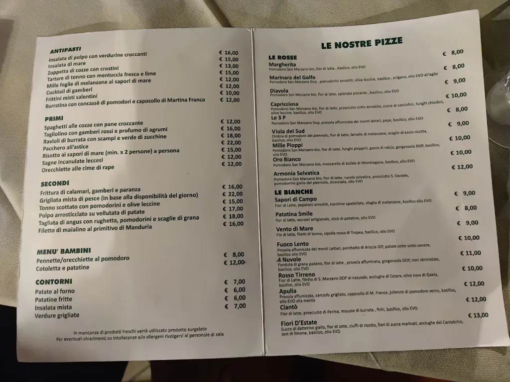 Menu_Clantò alla Cisternella Pizzeria Trattoria_Alliste_immagine_2