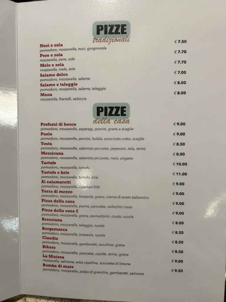 Menu_Trattoria Pizzeria Timoline 