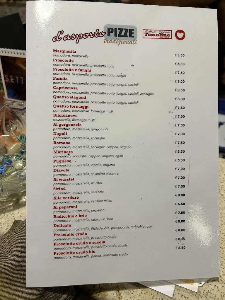 Menu_Trattoria Pizzeria Timoline 
