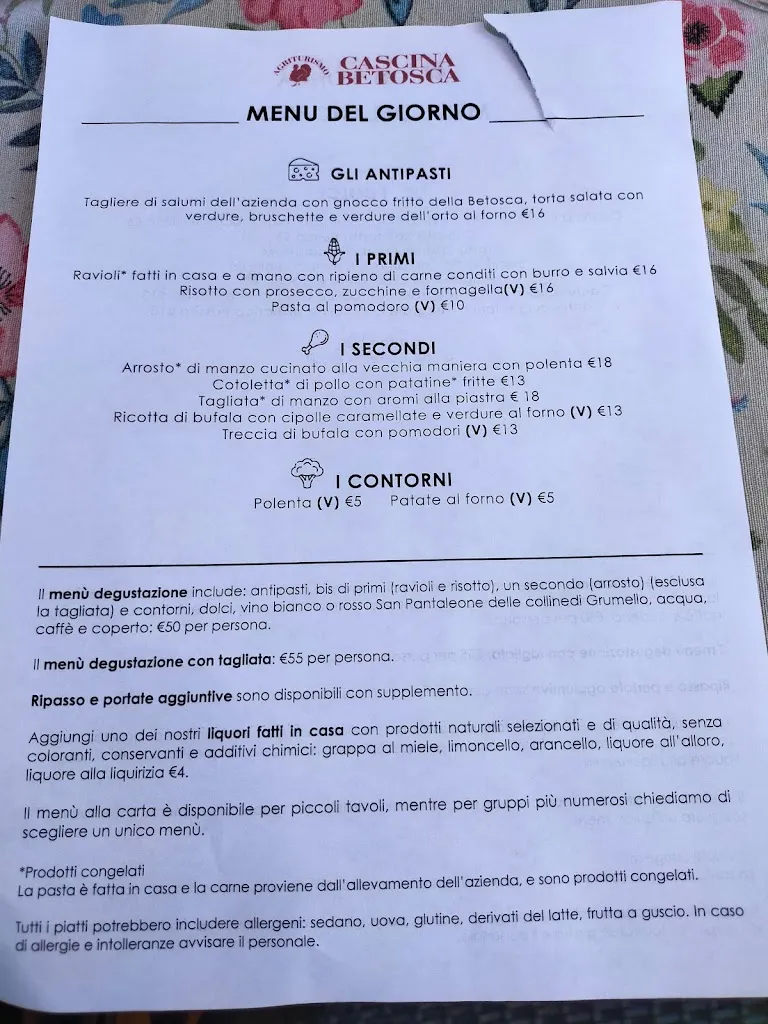 Menu_Agriturismo Cascina Betosca_Cologno al Serio_image_1