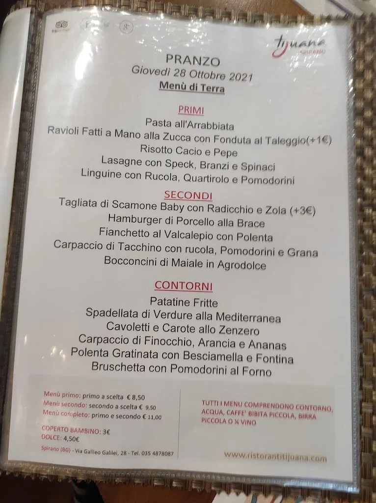 Menu_Ristorante Tijuana Spirano_Cologno al Serio_image_1
