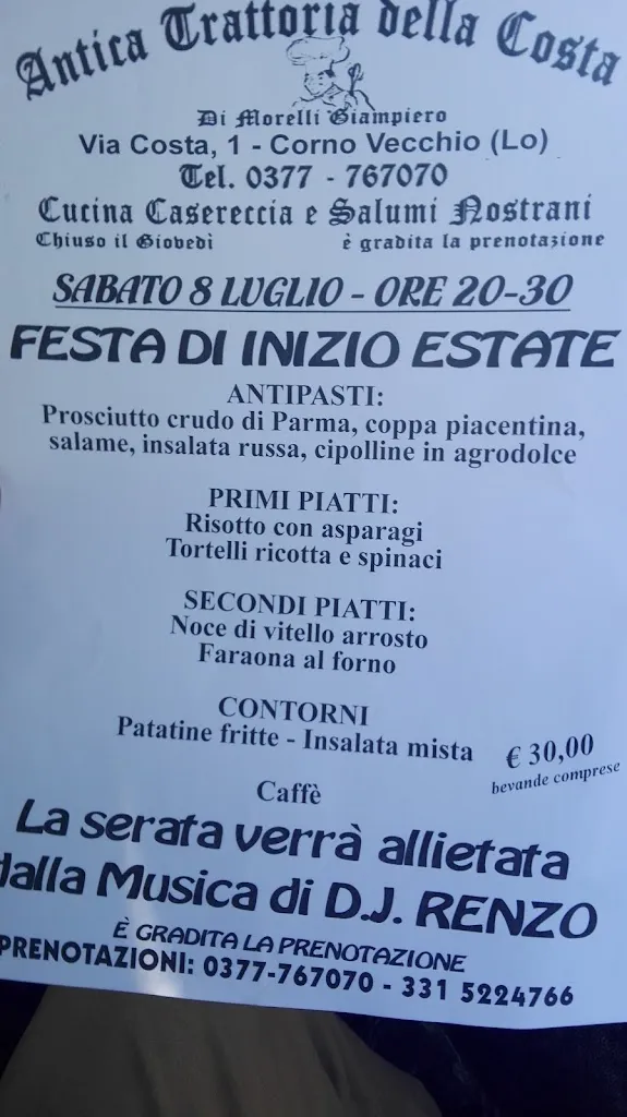 Menu_Antica trattoria della Costa_Corno Giovine_image_1