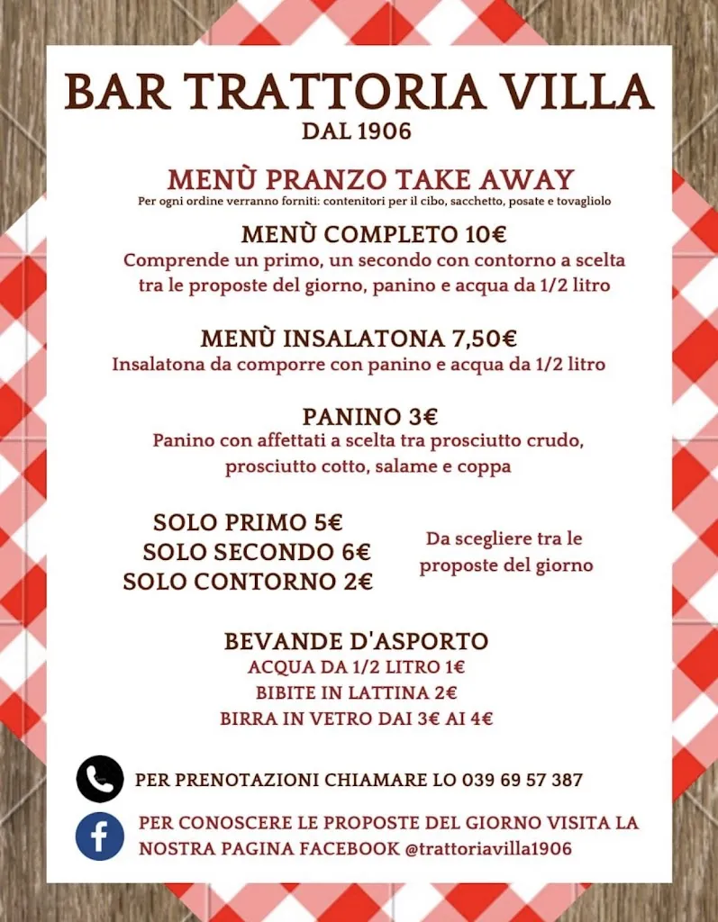 Menu_Trattoria Villa_Cornate d'Adda_image_1