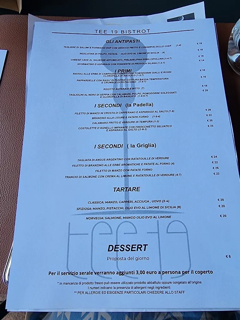 Menu_Bistrot Tee 19 Golf club Villa Paradiso_Cornate d'Adda_image_2