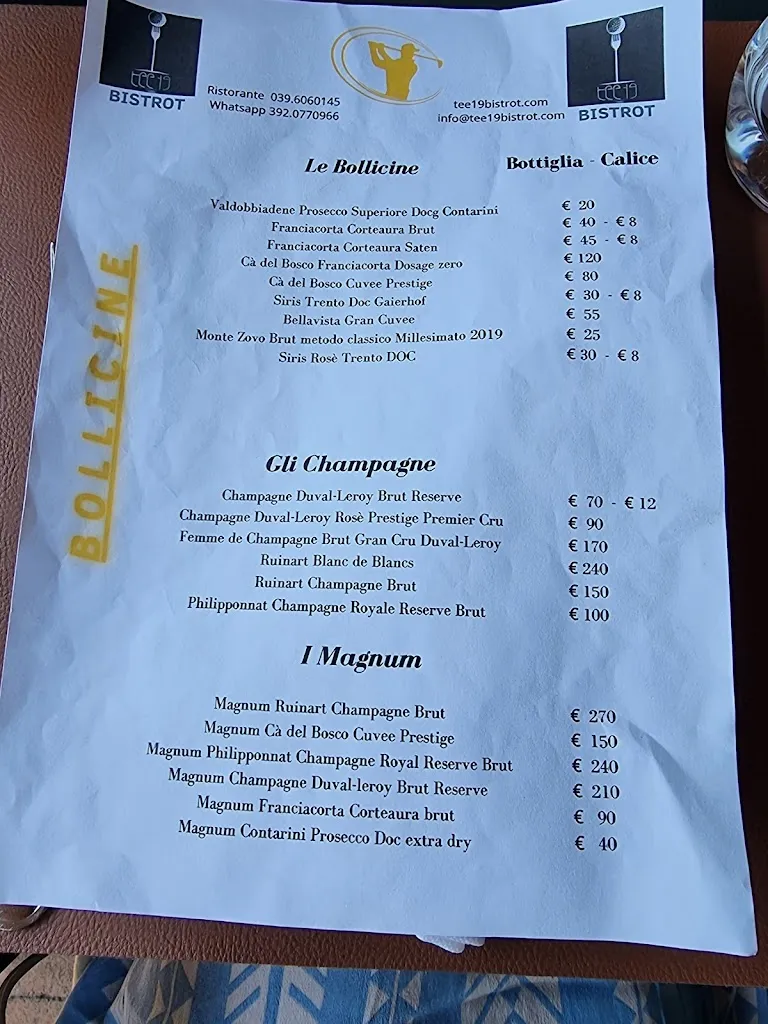 Menu_Bistrot Tee 19 Golf club Villa Paradiso_Cornate d'Adda_image_3