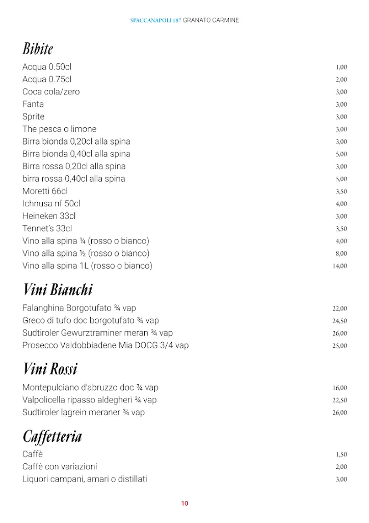 Menu_Pizzeria Ristorante Spaccanapoli 187 Granato Carmine_Cornate d'Adda_immagine_3