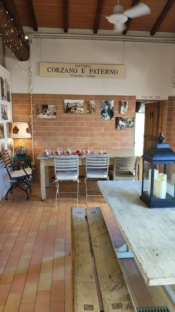 Fattoria Corzano and Paterno restaurant in Corzano
