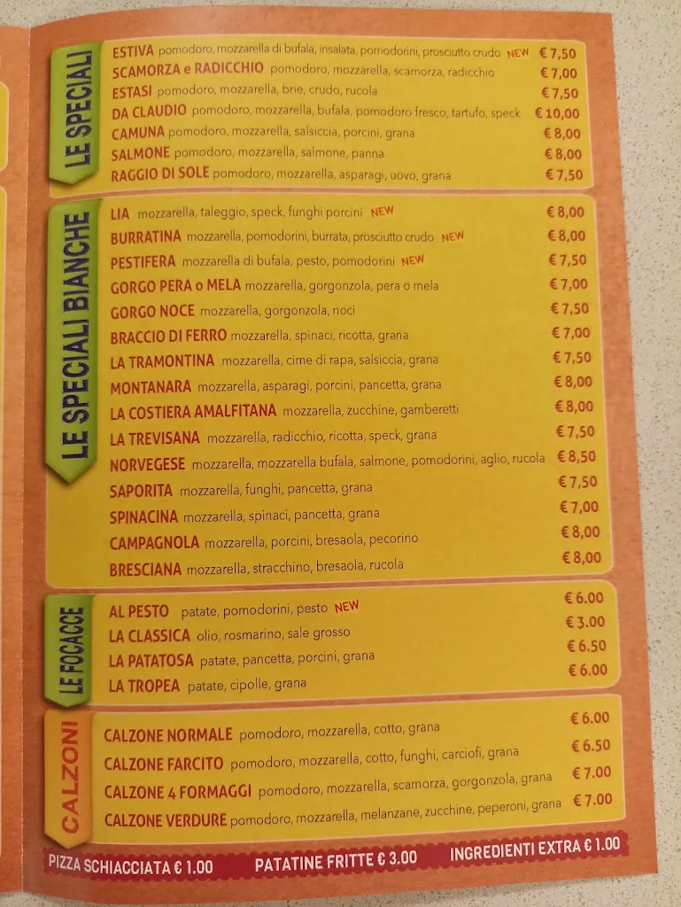 Menu_Da Claudio Di Visini Claudio_Corzano_image_2