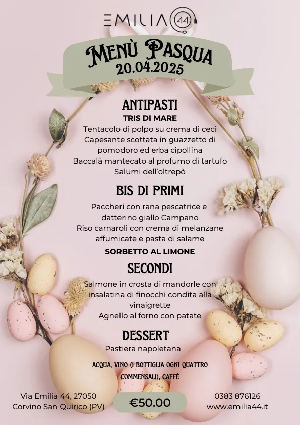 Menu_EMILIA 44 - Ristorante Pizzeria Specialità di Carne e Pesce_Corvino San Quirico_image_1