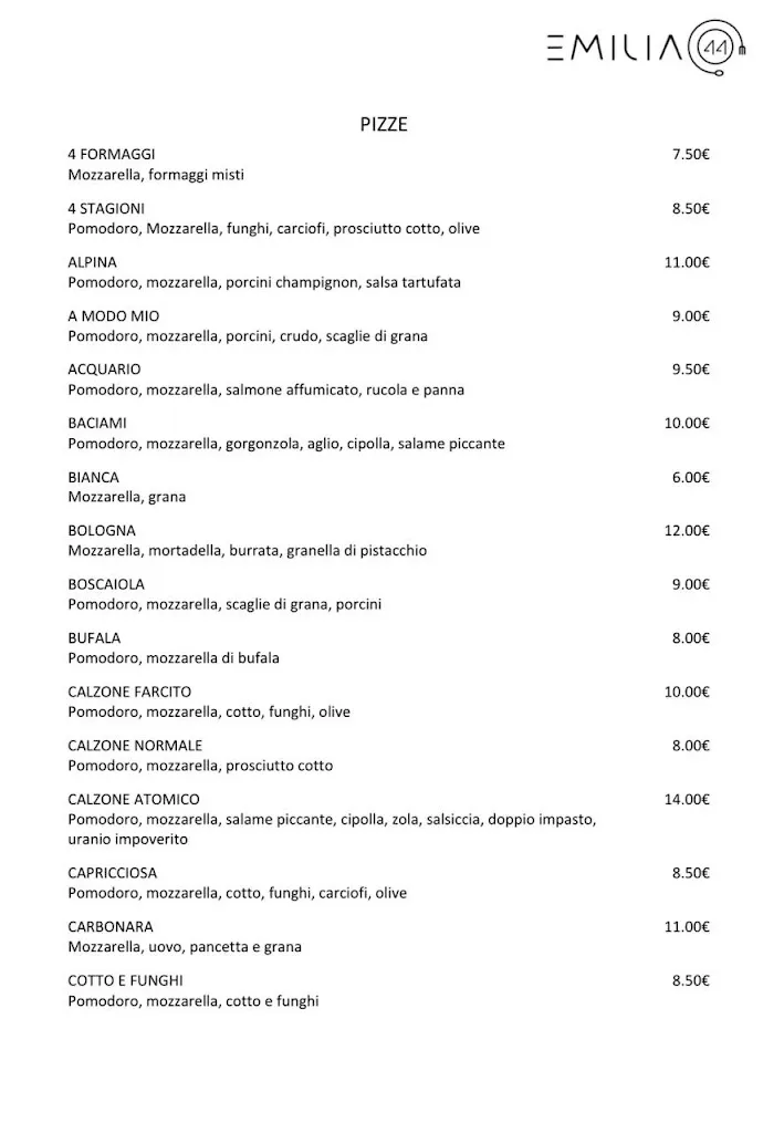 Menu_EMILIA 44 - Ristorante Pizzeria Specialità di Carne e Pesce_Corvino San Quirico_image_4