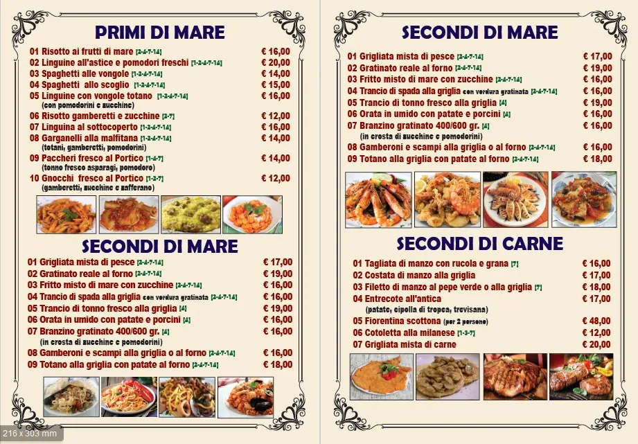 Menu_Ristorante pizzeria AL PORTICO_Costa de' Nobili_image_3